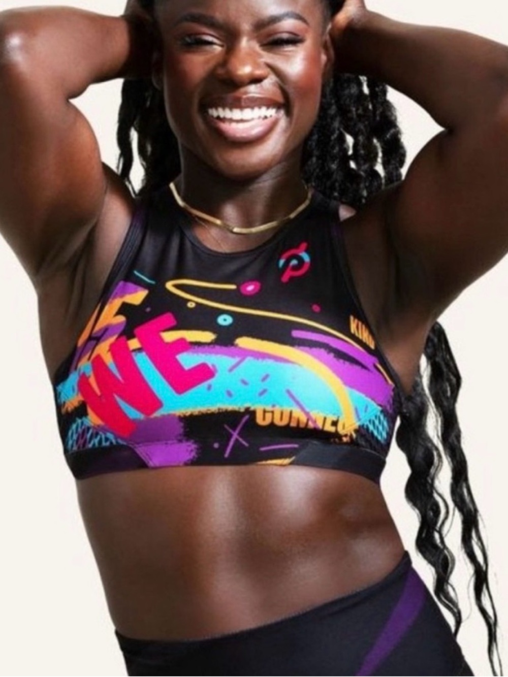 Peloton x Hust WITH Limited Edition Graphic Sports Bra